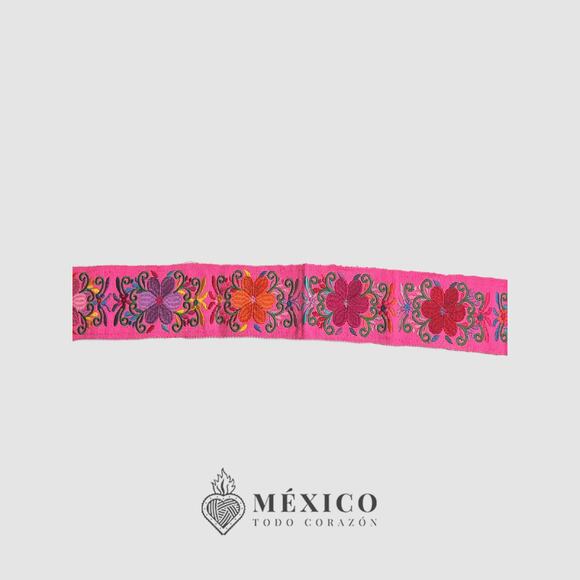 Mexican Folkloric belt day of the dead 5 de Mayo colorfull mexico todo corazon - Picture 4 of 5